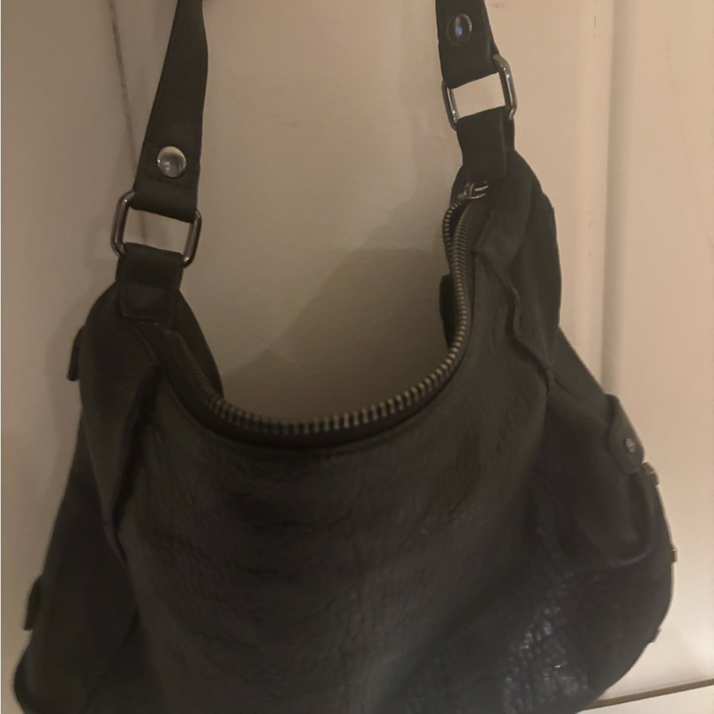 Coach Dark Brown Leather Shoulder Bag - Picture 10 of 11